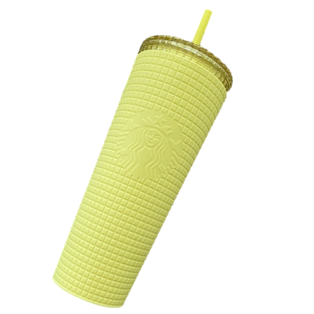2023 Starbucks meadow yellow soft touch tumbler - Venti